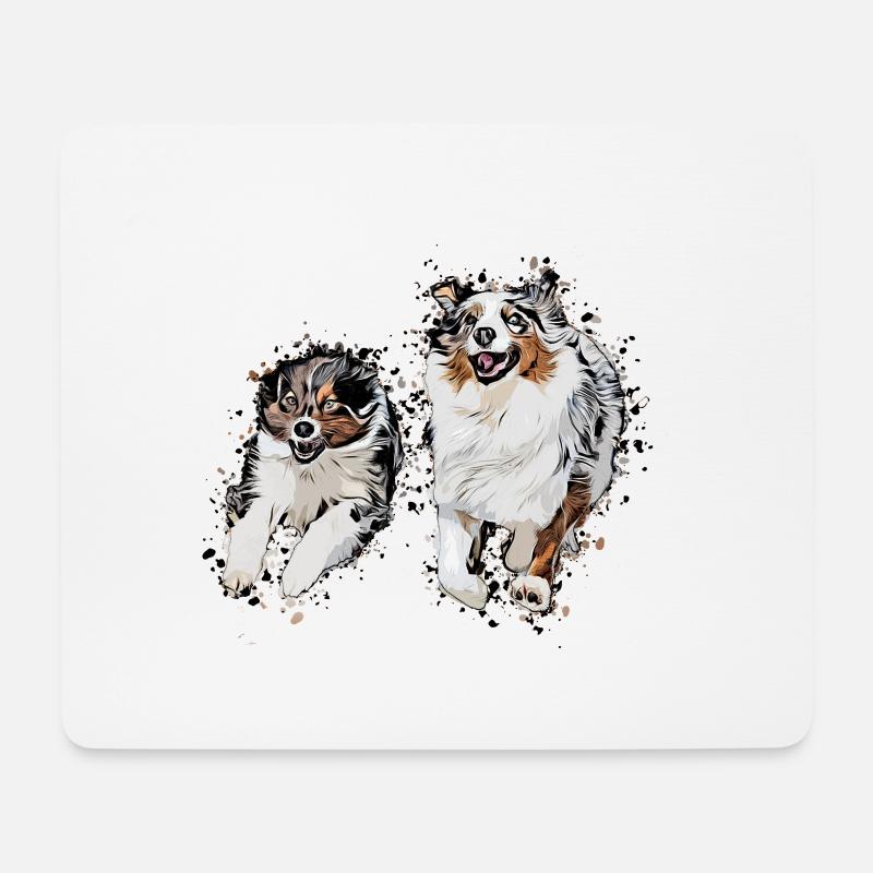 Aussie Comic - Mousepad (Querformat) - Weiß