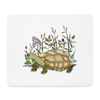 Turtle - Mouse Pad (horizontal) - white - Front