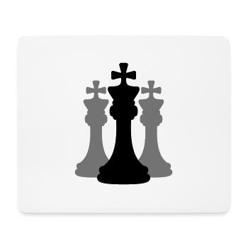 Team Schach Könige - Mousepad (Querformat) - Weiß - Vorne
