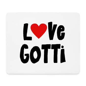 Liebe meine Gotti Schweiz Patentante fragen Patin - Mousepad (Querformat) - Weiß - Vorne