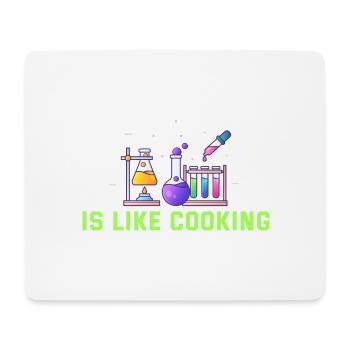 La chimie, c’est comme la cuisine - Tapis de souris (format paysage) - blanc - Devant