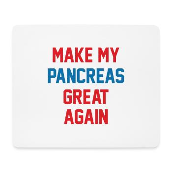 MEINE BAUCHSPEICHELDRÜSE WIEDER GROßARTIG MACHEN - Mousepad (Querformat) - Weiß - Vorne