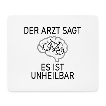 Triathlon Swim Bike Run - Mousepad (Querformat) - Weiß - Vorne