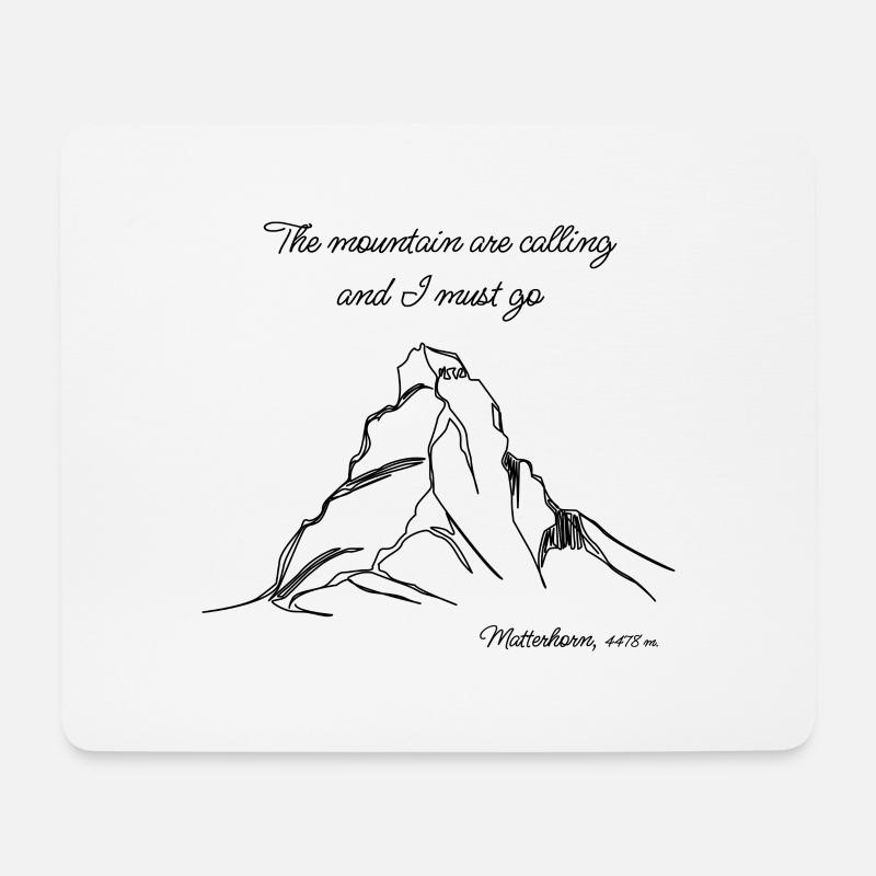 Matterhorn | Matterhorn - Mouse Pad (horizontal) - white