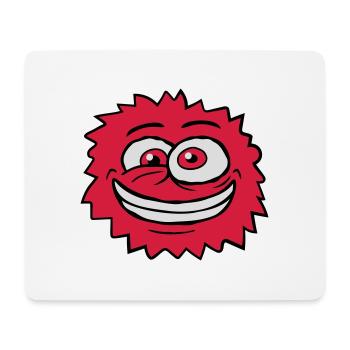 Monster Crazy Comic Face - Mouse Pad (horizontal) - white - Front