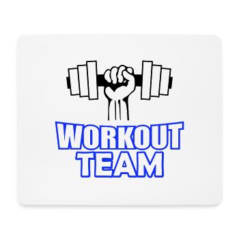Workout Team - Mousepad (Querformat) - Weiß - Vorne