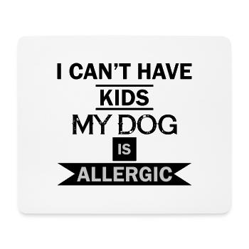Hund Dog - Mousepad (Querformat) - Weiß - Vorne
