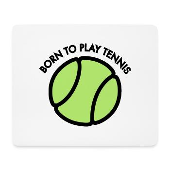 Tennis - Mouse Pad (horizontal) - white - Front