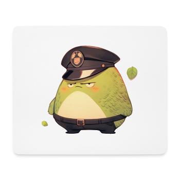 Avocat de police - Tapis de souris (format paysage) - blanc - Devant