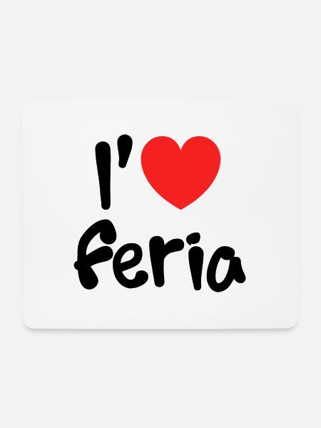 Liebe feria Liebe - Mousepad (Querformat) - Weiß