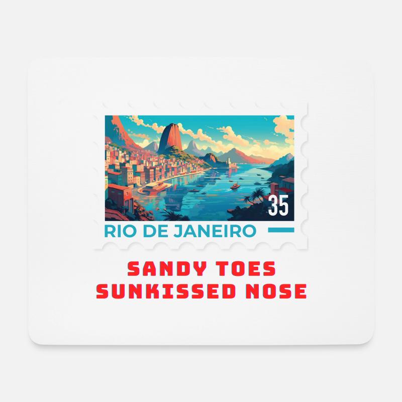 Rio - Mousepad (Querformat) - Weiß