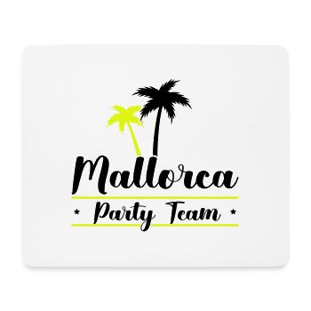 mallorca party team - Mousepad (Querformat) - Weiß - Vorne