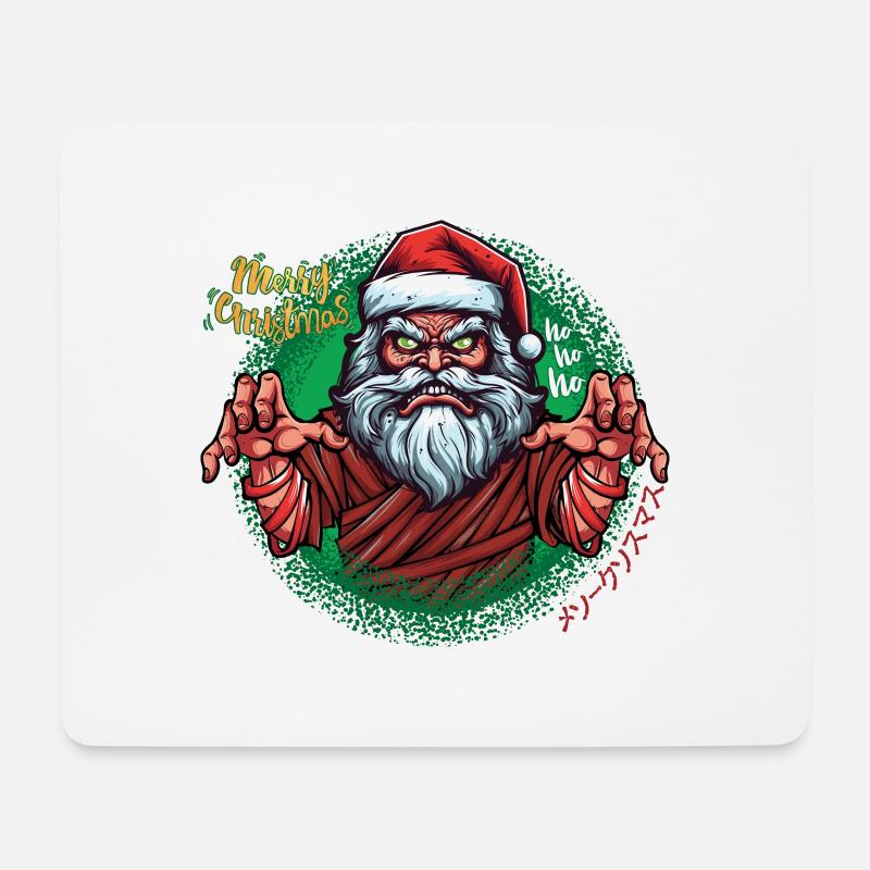 Happy Christmas - Mousepad (Querformat) - Weiß