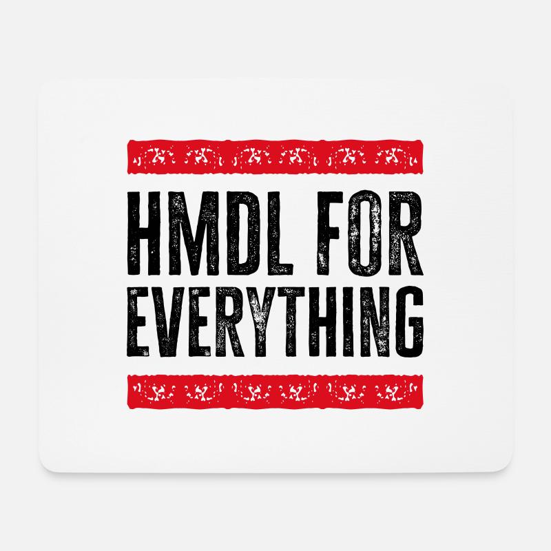 HMDL for Evth - Alhamdulillah für alles - Mousepad (Querformat) - Weiß