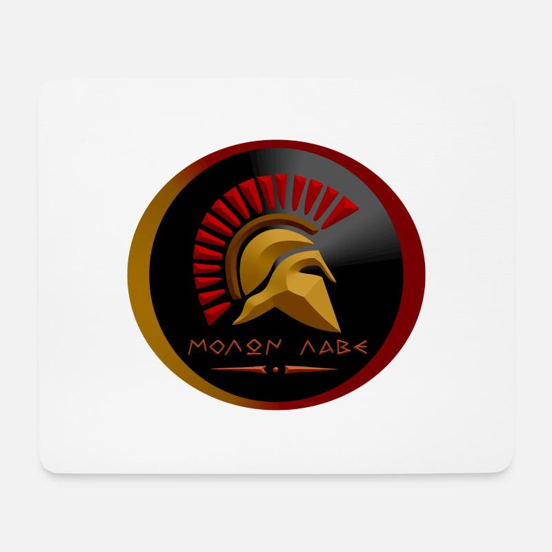 molon labe 1 - Mouse Pad (horizontal) - white