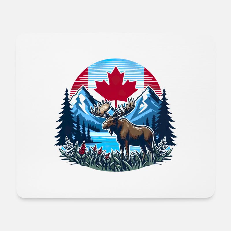 Canada 24 - Tapis de souris (format paysage) - blanc