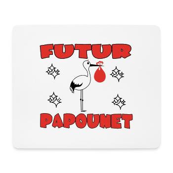 FUTUR PAPOUNET - Tapis de souris (format paysage) - blanc - Devant
