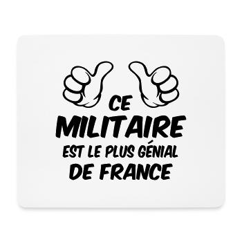 BEST MILITARY - Mouse Pad (horizontal) - white - Front
