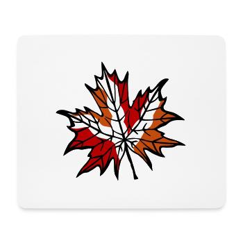 Autumn Leaf 1 - Mouse Pad (horizontal) - white - Front
