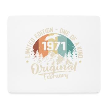 February 1971 - Gift February 1971 - Mouse Pad (horizontal) - white - Front