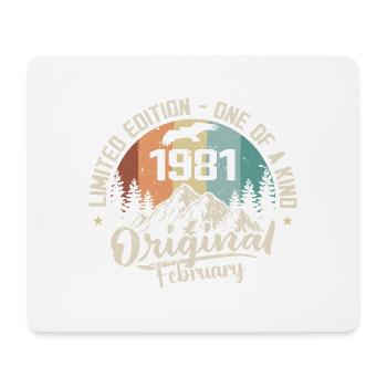 February 1981 - February 1981 Gift - Mouse Pad (horizontal) - white - Front