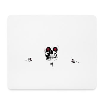 Night Lovell skull - Mousepad (Querformat) - Weiß - Vorne