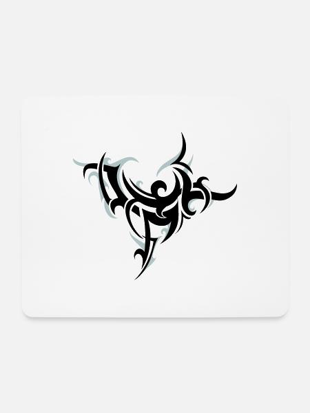Tribal 2 - Mousepad (Querformat) - Weiß