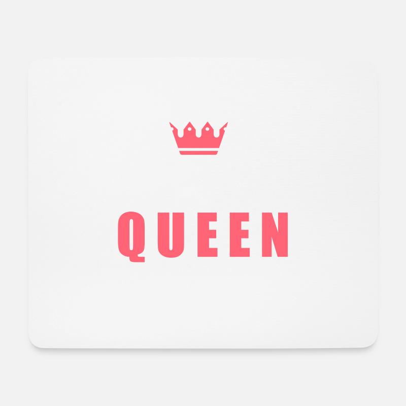 Shopping Queen Shoppen Einkaufen Königin Geschenk - Mousepad (Querformat) - Weiß