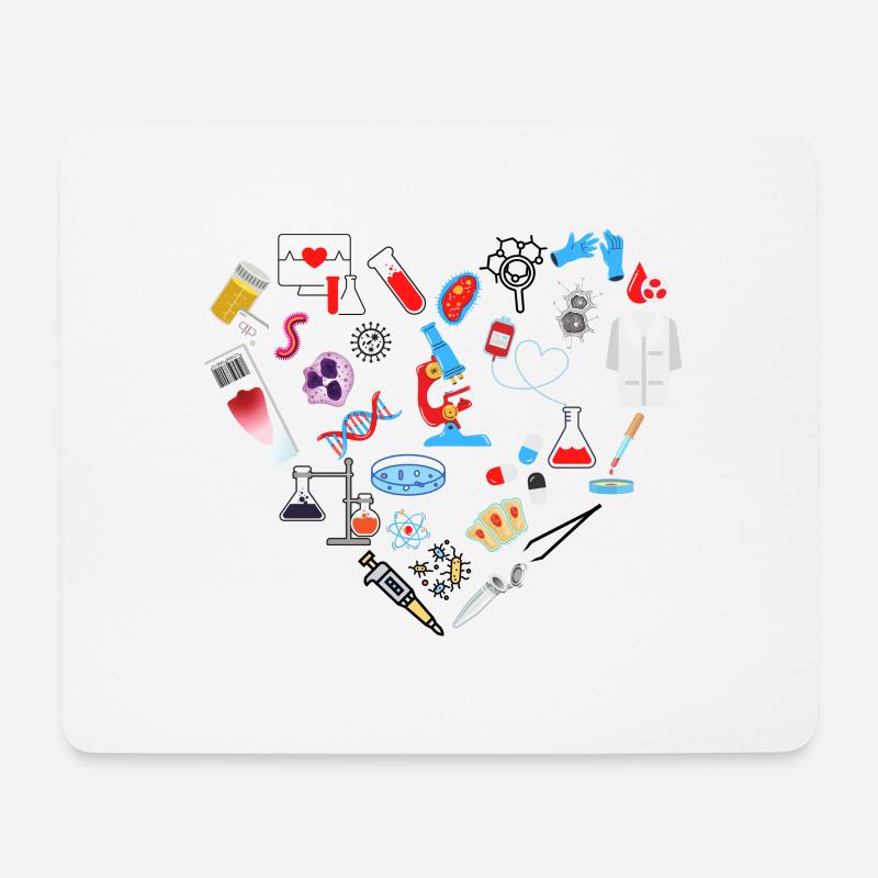 Labor Love BMA MTA - Mousepad (Querformat) - Weiß