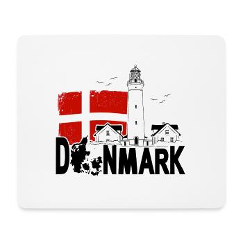 Danemark Hirtshals Lighthouse Holidays - Tapis de souris (format paysage) - blanc - Devant