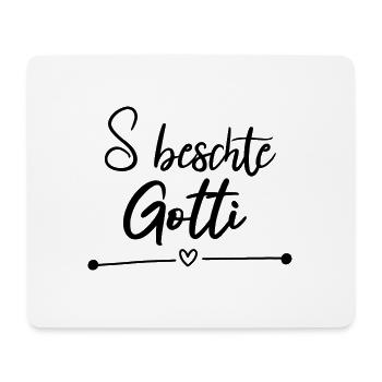 S beschte Gotti Schweiz Patentante Patin - Mousepad (Querformat) - Weiß - Vorne