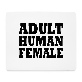 adult human female - Tapis de souris (format paysage) - blanc - Devant
