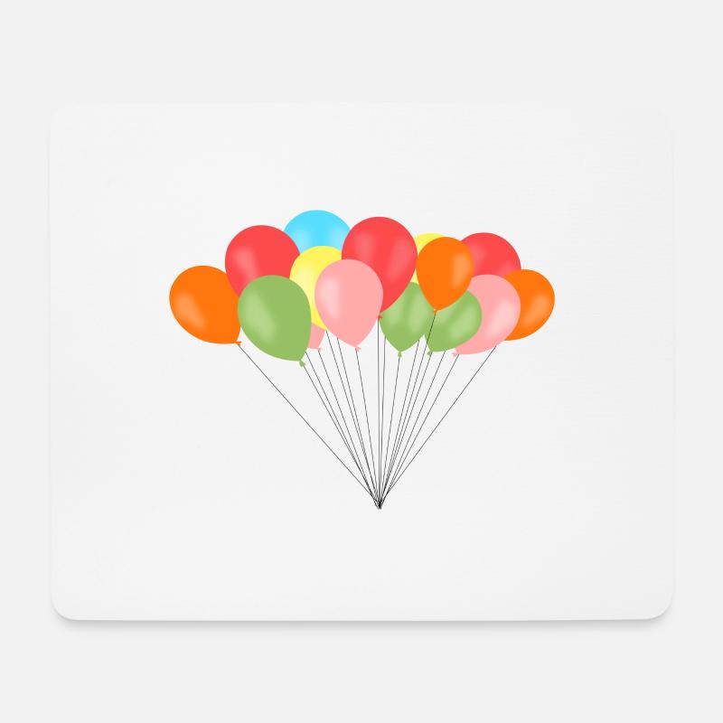 colorful ballons - Mouse Pad (horizontal) - white