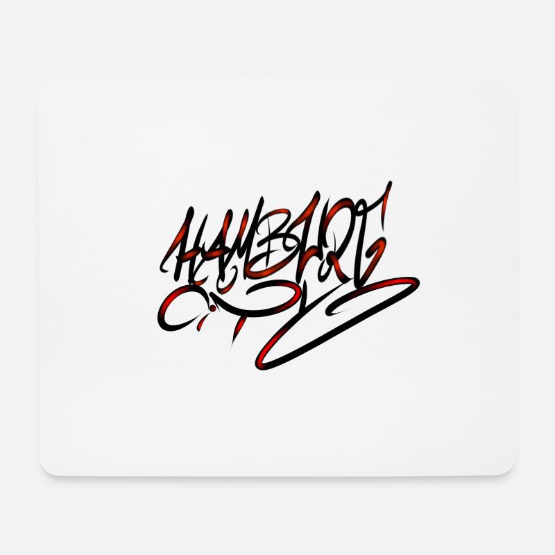 Hamburg - Mouse Pad (horizontal) - white