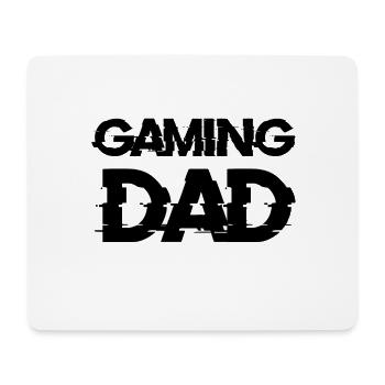 Gaming DAD Idee Geschenk w - Mousepad (Querformat) - Weiß - Vorne