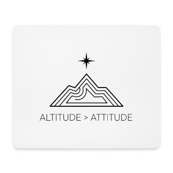 Altitude > Attitude - Mouse Pad (horizontal) - white - Front