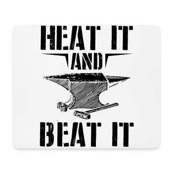Schmied Geschenkidee | Metallbauer Beruf Handwerk - Mousepad (Querformat) - Weiß - Vorne