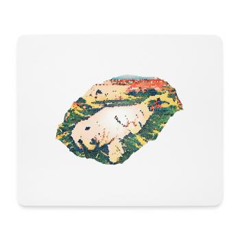 Robbe - Mousepad (Querformat) - Weiß - Vorne