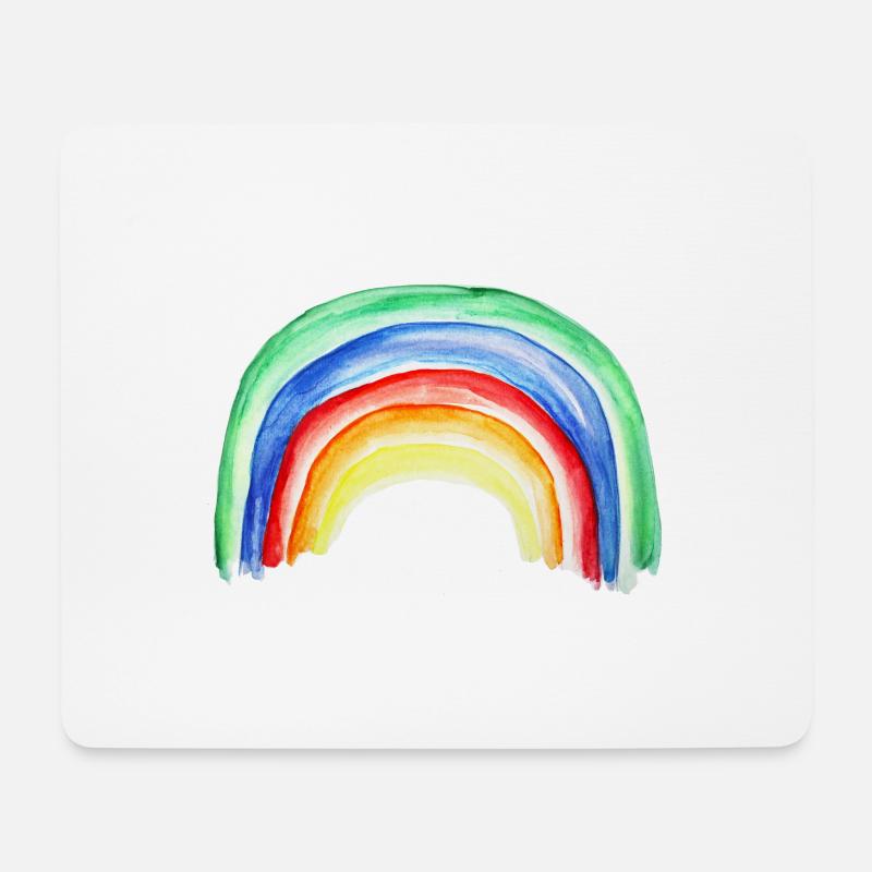 rainbow rainbow - Mouse Pad (horizontal) - white