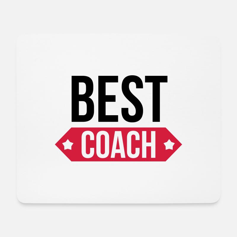 Best Coach - Mouse Pad (horizontal) - white