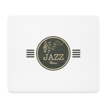 Jazz Musique - Tapis de souris (format paysage) - blanc - Devant