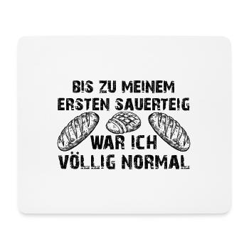 Mein erster Sauerteig - Brot selber backen - Mousepad (Querformat) - Weiß - Vorne
