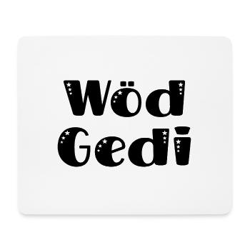 Super Gedi wöd Gedi bester Gedi Pateononkel - Mousepad (Querformat) - Weiß - Vorne