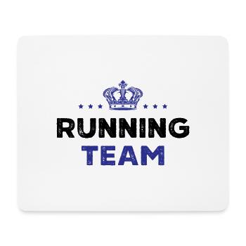 Running Team - Mouse Pad (horizontal) - white - Front