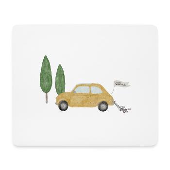 Just married - Mousepad (Querformat) - Weiß - Vorne
