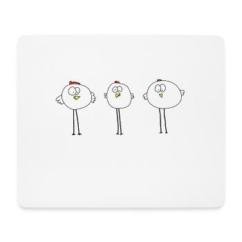Her mit meine Henna! - Mousepad (Querformat) - Weiß - Vorne