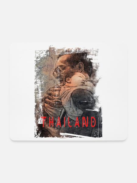 Thailand - Mousepad (Querformat) - Weiß