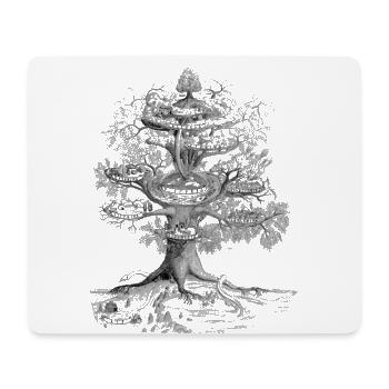 Yggdrasil, l'arbre du monde - Tapis de souris (format paysage) - blanc - Devant
