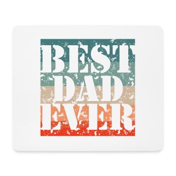Bester Vater aller Zeiten - Mousepad (Querformat) - Weiß - Vorne