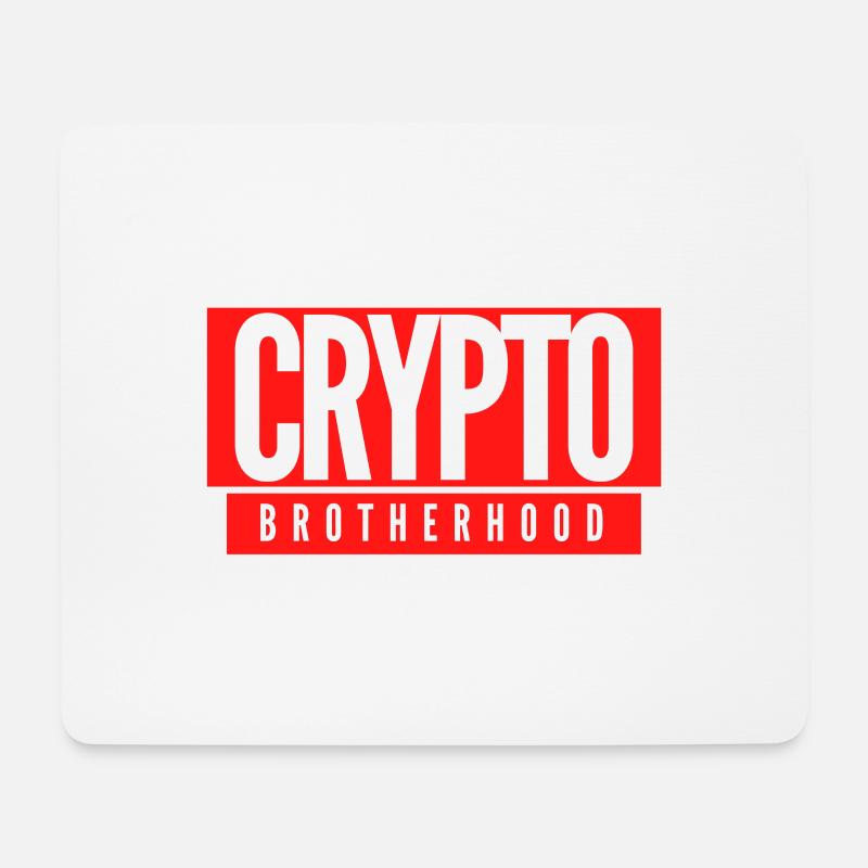 CRYPTO - Mousepad (Querformat) - Weiß